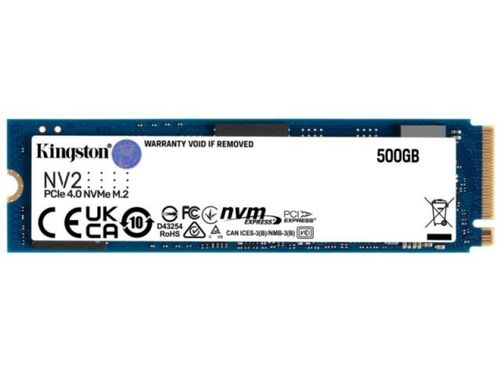 SSD KINGSTON SNV2S 500GB/INTERNI/M.2/NVME/CRNA